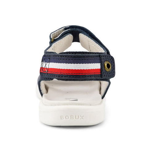 Bobux Kid + Plus Rise Open Toe Sandal Navy 839101 Clearance